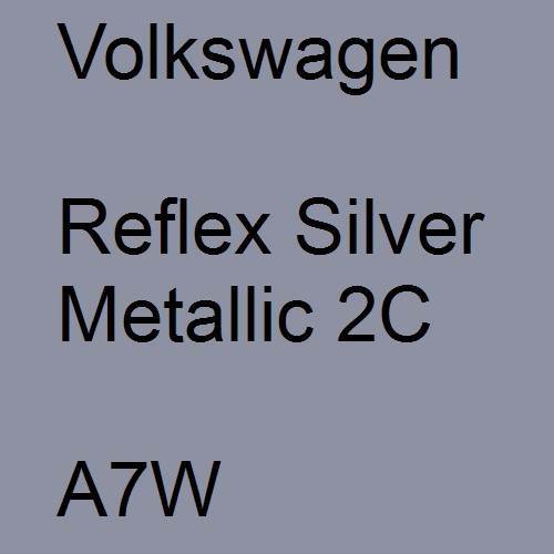 Volkswagen, Reflex Silver Metallic 2C, A7W.